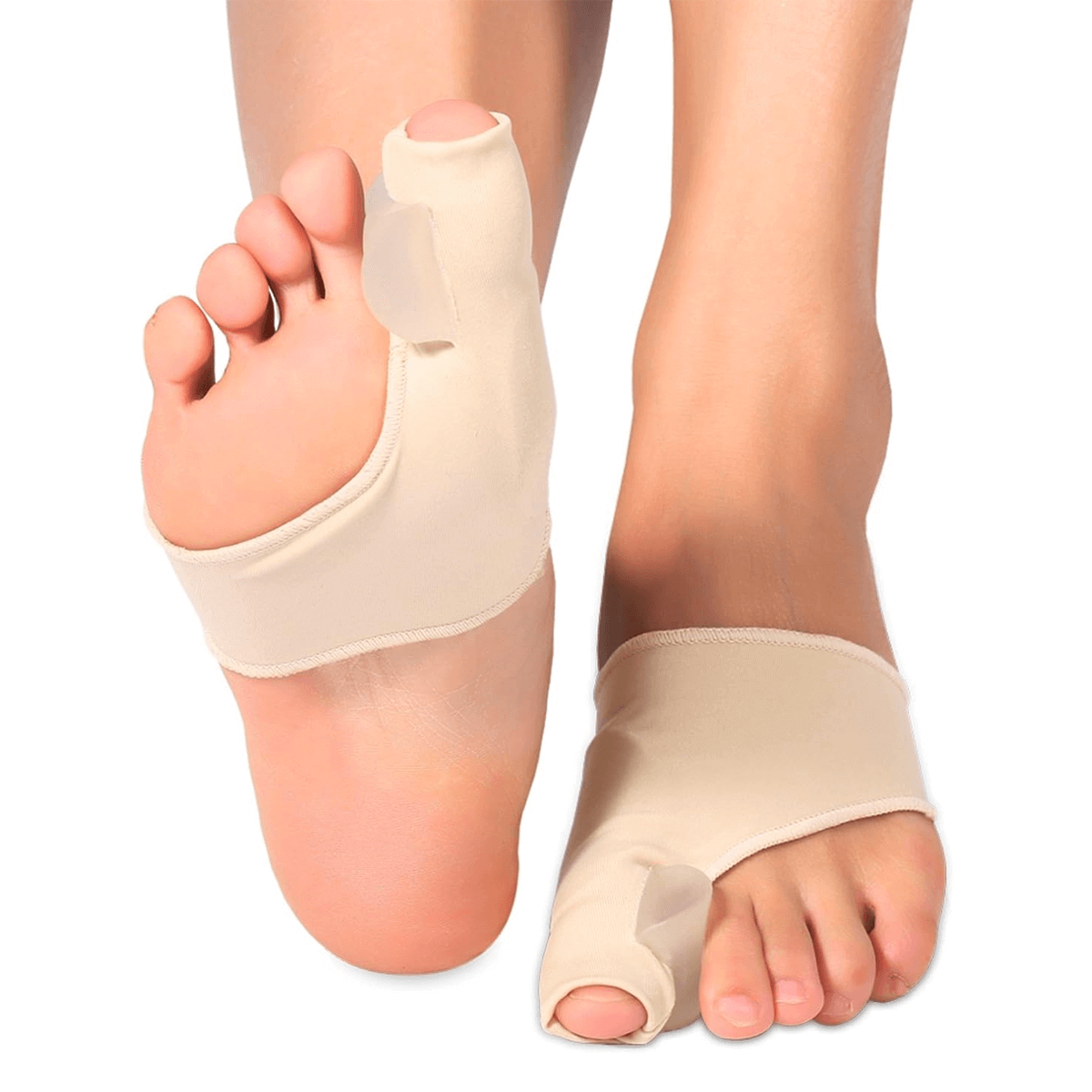 Hallux valgus korrigerande stöd med tåseparerare (2 st)