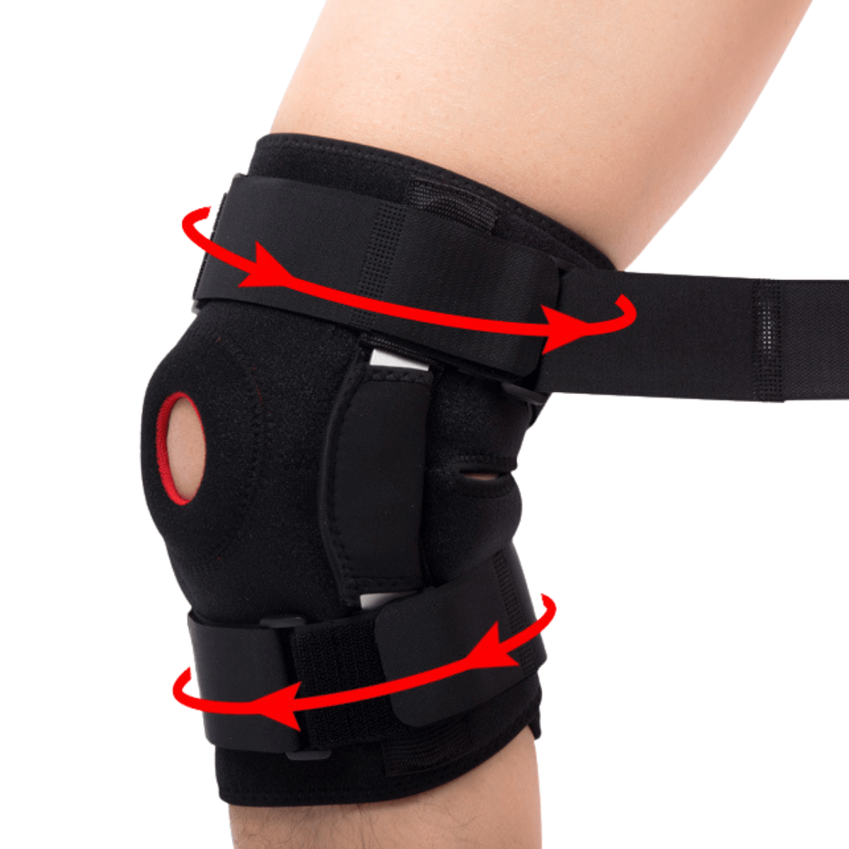 Justerbar patella knäskydd