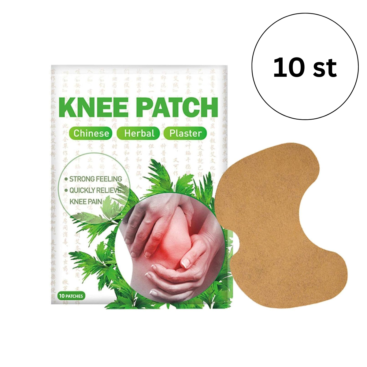 Smärtlindrande knäplåster (10 st)