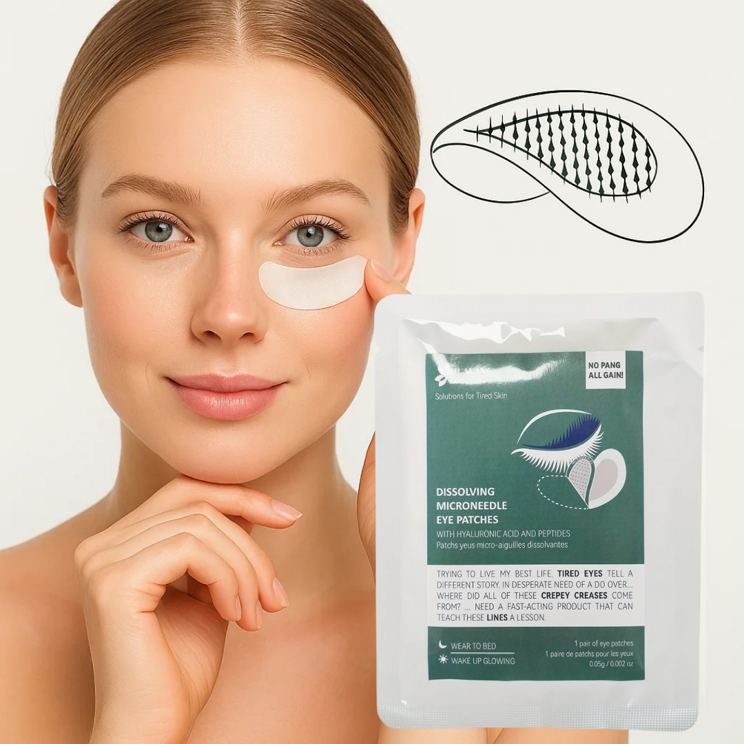 Microneedle Eye Patches | Kollagenboost För Ögonområdet | Gladkropp